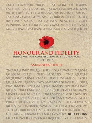 cover image of Honour and Fidelity